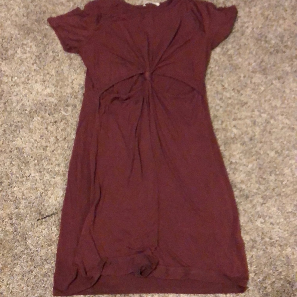 Maroon dress